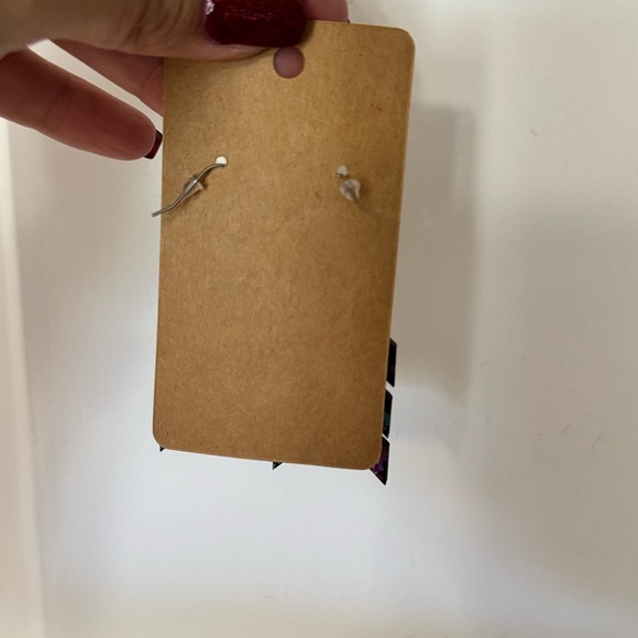 Triple Arrow Dangle Earrings - Picture 2 of 2